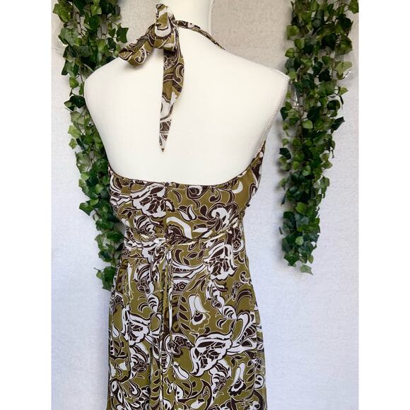 Vintage Rabbit Rabbit Rabbit Design Halter Above Knee Dress Women's 10 Medium - Picture 9 of 10